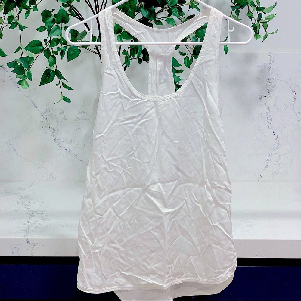 Lululemon white Tank small